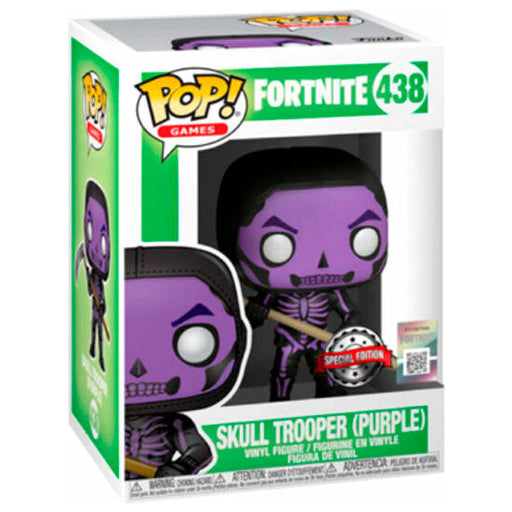 Figura Pop Fortnite Skull Trooper Purple Exclusive - Funko - 1