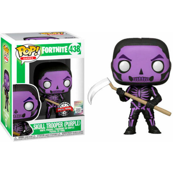 Figura Pop Fortnite Skull Trooper Purple Exclusive - Funko - 3