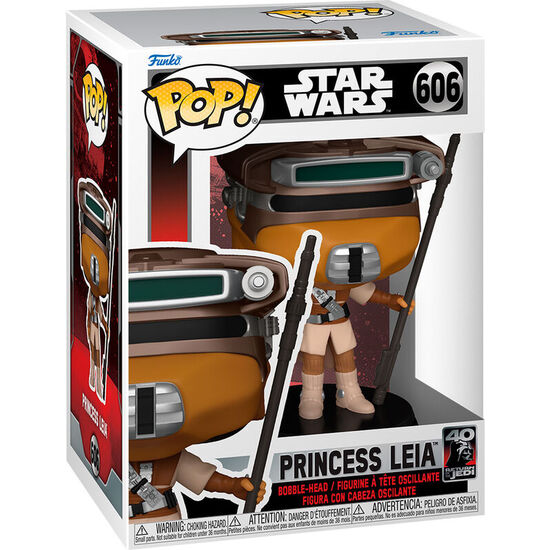 Figura Pop Star Wars 40th Princess Leia - Funko - 1