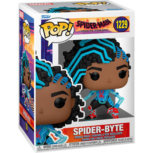 Figura Pop Marvel Spiderman Across the Spiderverse Spider-byte - Funko - 1