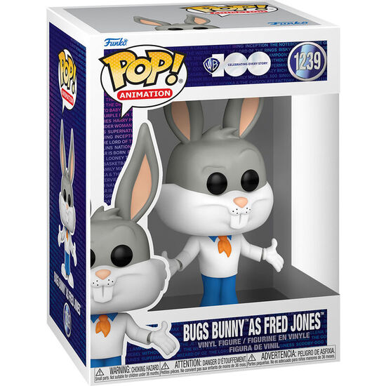 Figura Pop Looney Tunes Bugs Bunny As Fred Jones - Funko - 1