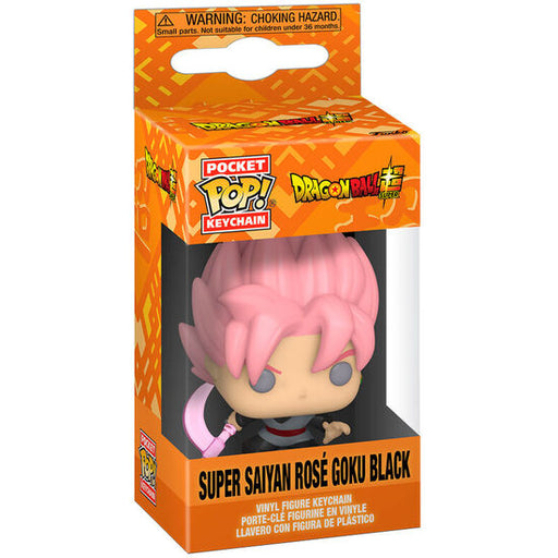 Llavero Pocket Pop Dragon Ball Super Super Saiyan Rose Goku Black - Funko - 1