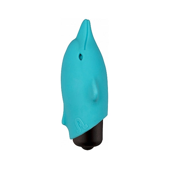 Pocket Dolphin Vibrador de Silicona - Azul - Adrien Lastic - 1