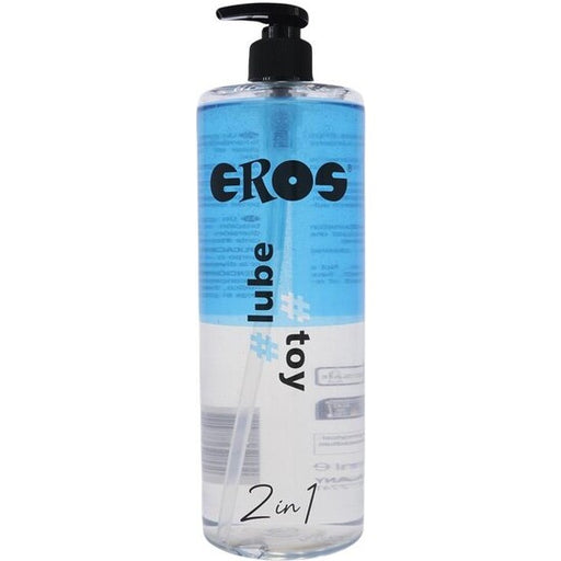 2 en 1 - Lubricante Base de Agua 1000 ml - Eros - 1