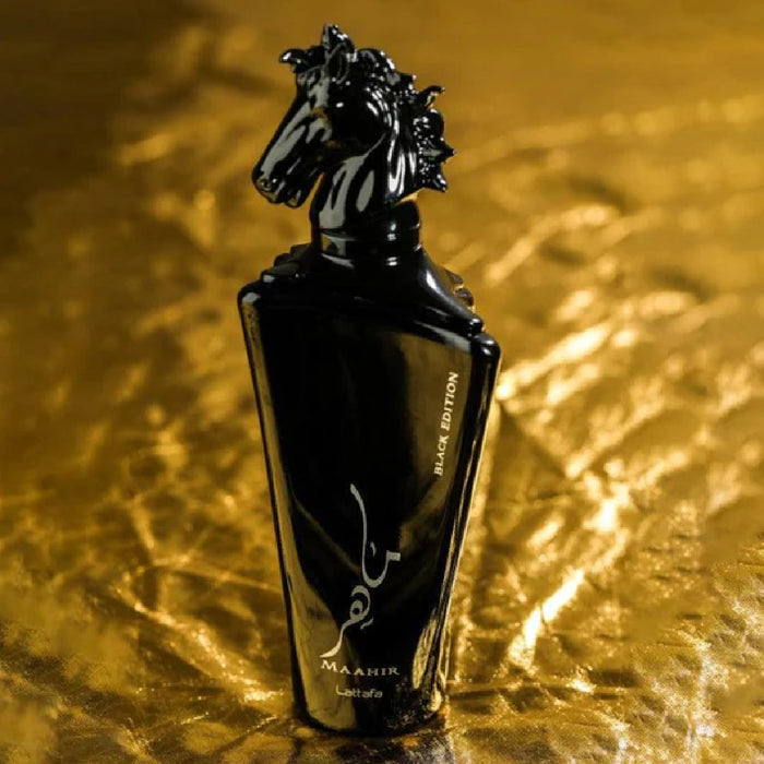 Perfume Maahir Black Edition 100ml - Lattafa - 2