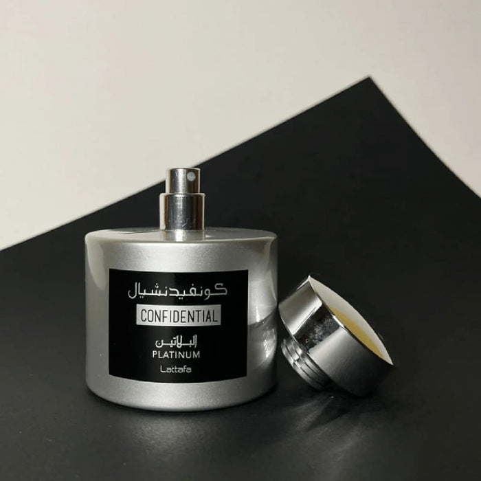 Perfume Confidential Platinum 100ml - Lattafa - 1