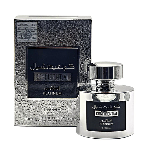 Perfume Confidential Platinum 100ml - Lattafa - 2