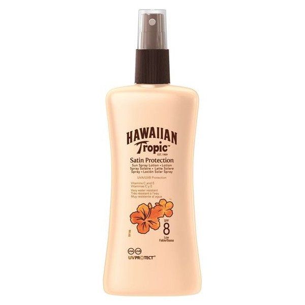 Protective Sun Lotion Spray Spf8 200 ml - Hawaiian Tropic - 1