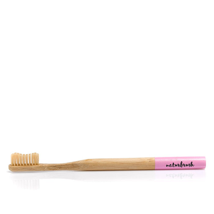 Cepillo Dental 100% de Bambú para Adultos - Naturbrush: Rosa - 5