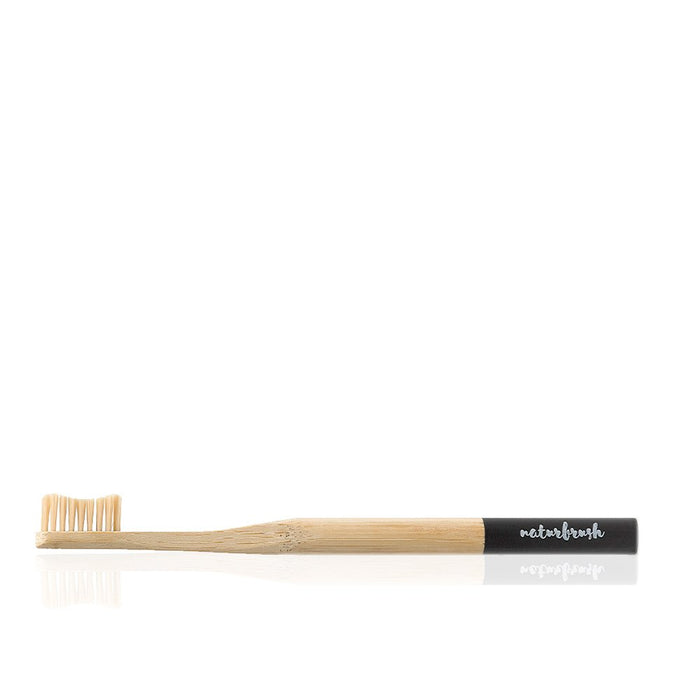 Cepillo Dental 100% de Bambú para Adultos - Naturbrush: Negro - 1