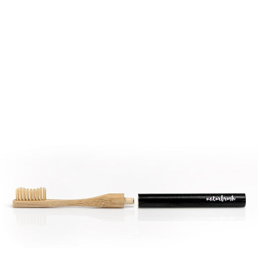 Cepillo de dientes con cabezal Intercambiable - Negro - Naturbrush - 1