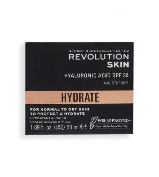 Crema Hidratante con Ácido Hialurónico SPF30 50ml - Revolution Skincare - 1