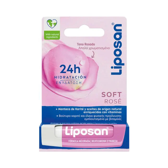 Bálsamo Labial Soft Rose - Liposan - 4