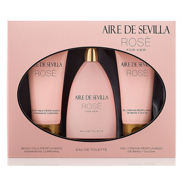 Estuche de Perfume para Mujer Rosè 3pz - Aire de Sevilla - 1