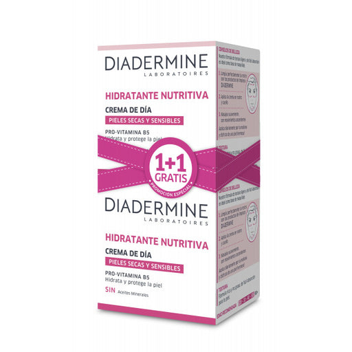 Crema Hidratante Nutritiva Dia Lote 2 X 50 ml - Diadermine - 1