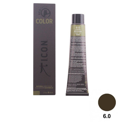 Tinte Permanente sin Amoníaco - Ecotech Color Natural Color 6.0 Dark Blonde 60 ml - I.c.o.n. - 1