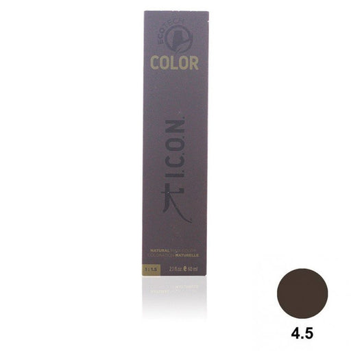 Tinte Permanente sin Amoníaco - Ecotech Color Natural Color 4.5 Medium Mahogany Brown 60 ml - I.c.o.n. - 1