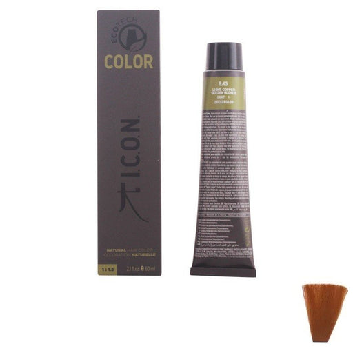 Tinte Permanente sin Amoníaco - Ecotech Color 8.43 Light Copper Golden Blonde 60 ml - I.c.o.n. - 1