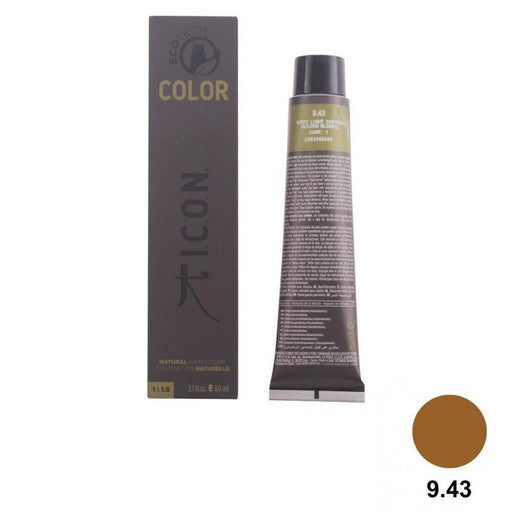 Tinte Permanente sin Amoníaco - Ecotech Color 9.43 Very Light Copper Golden Blonde 60 ml - I.c.o.n. - 1