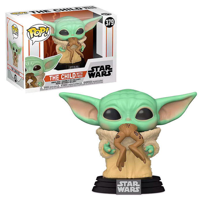 Pop Star Wars Mandalorian the Child with Frog - Funko - 1