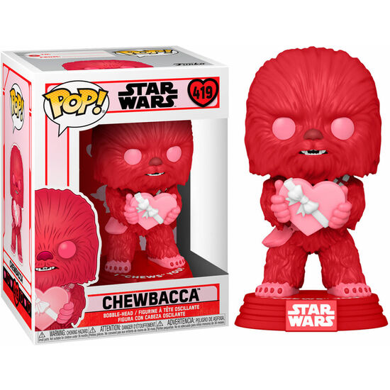 Figura Pop Star Wars Valentines Cupid Chewbacca - Funko - 1