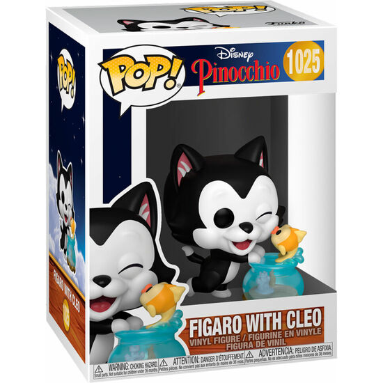 Figura Pop Disney Pinocho Figaro Kissing Cleo - Funko - 1