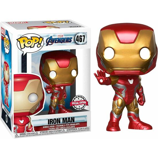 Figura Pop Marvel Avengers Endgame Iron Man Exclusive - Funko - 1