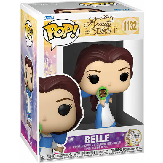 Figura Pop Disney la Bella y la Bestia Belle - Funko - 3