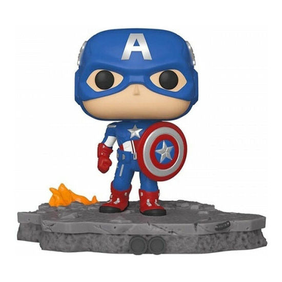 Figura Pop Marvel Avengers Captain America Assemble Exclusive - Funko - 1