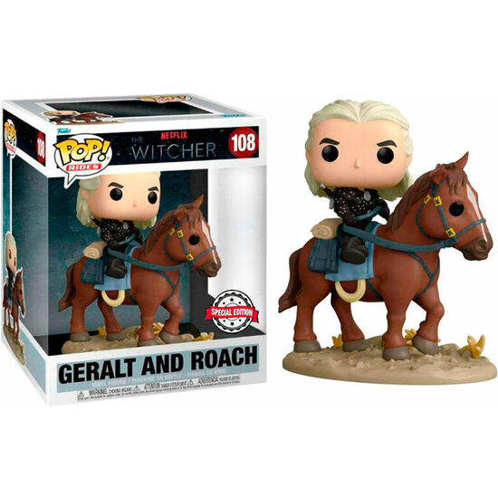 Figura Pop the Witcher Geralt and Roach Exclusive - Funko - 3