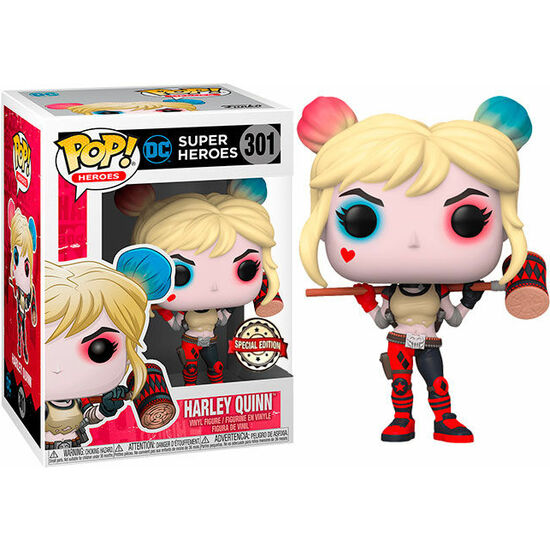 Figura Pop Dc Comics Harley Quinn with Mallet Exclusive - Funko - 3