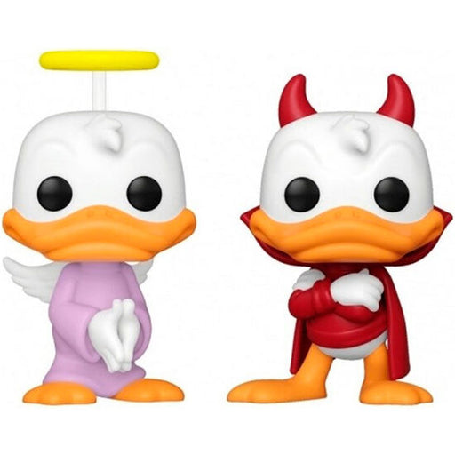 Blister 2 Figuras Pop Disney Donald Duck - Donald Angel & Devil Exclusive - Funko - 2