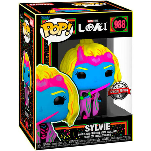 Figura Pop Marvel Loki Silvye Black Light Exclusive - Funko - 2