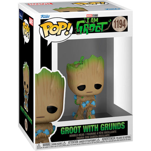 Figura Pop Marvel I Am Groot - Groot with Grunds - Funko - 1