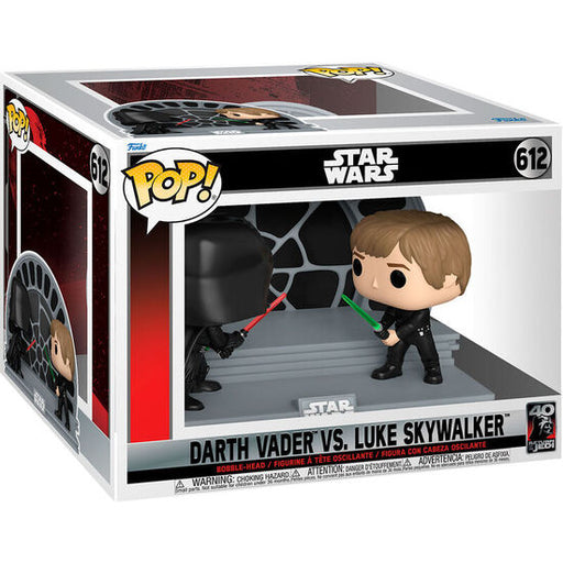 Figura Pop Star Wars 40th Darth Vader Vs Luke Skywalker - Funko - 1