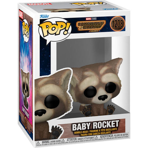 Figura Pop Marvel Guardianes de la Galaxia 3 Baby Rocket - Funko - 1