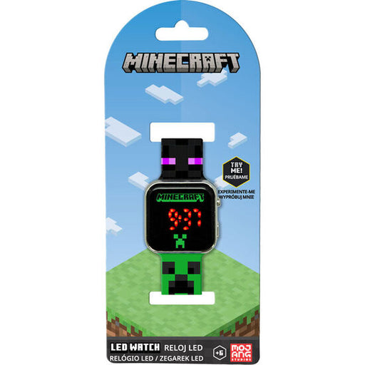 Reloj Led Minecraft - Kids Licensing - 1