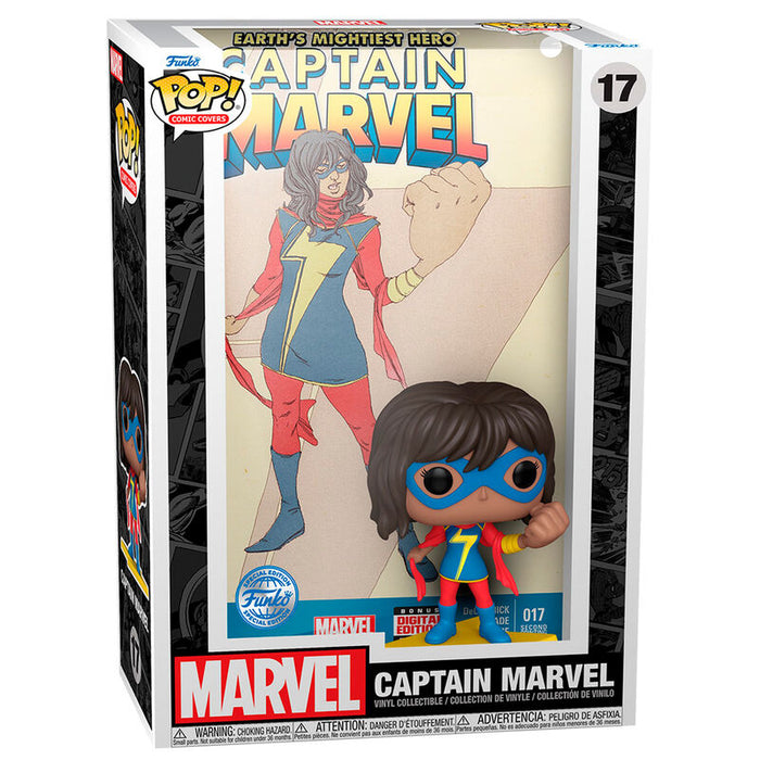 Figura Pop Comic Covers Marvel Captain Marvel Exclusive - Funko - 1