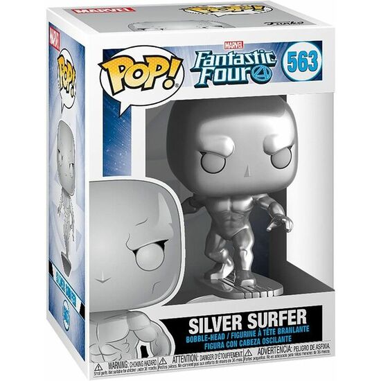 Figura Pop Marvel los 4 Fantasticos Silver Surfer - Funko - 3