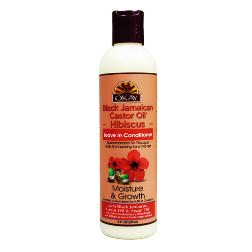 Leave in Black Jamaican Castor Oil & Hibiscus Leave in Conditioner 8.oz / 237 ml - Okay - 1