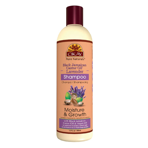 Black Jamaican Castor Oil & Lavender Shampoo 12.oz / 355ml - Okay - 1