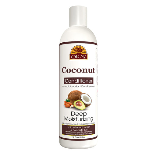 Acondicionador Coconut Oil Deep Moisturizing 12oz / 355 G - Okay - 1