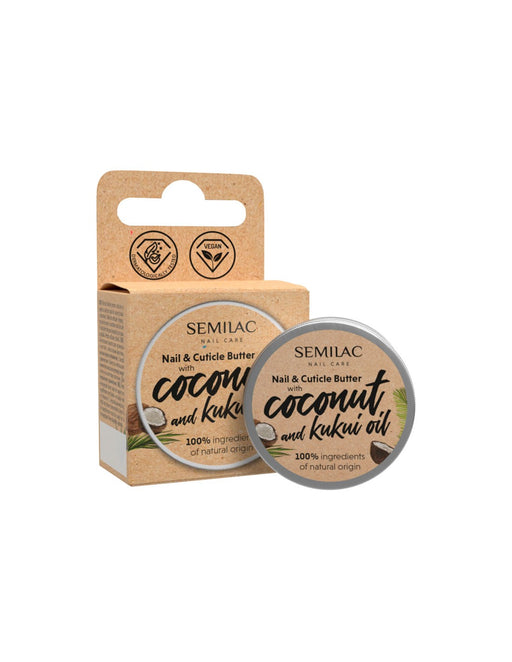 Manteca para Uñas y Cutículas con Aceite de Coco 12gr - Semilac - 1