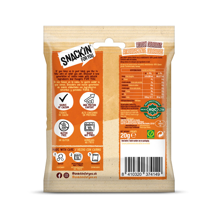 Snack Horneado Cheese Crunch - Gouda - Snackin For You - 3