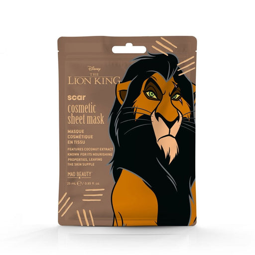 Mascarilla Facial Lion King - Scar Coco - Mad Beauty - 1
