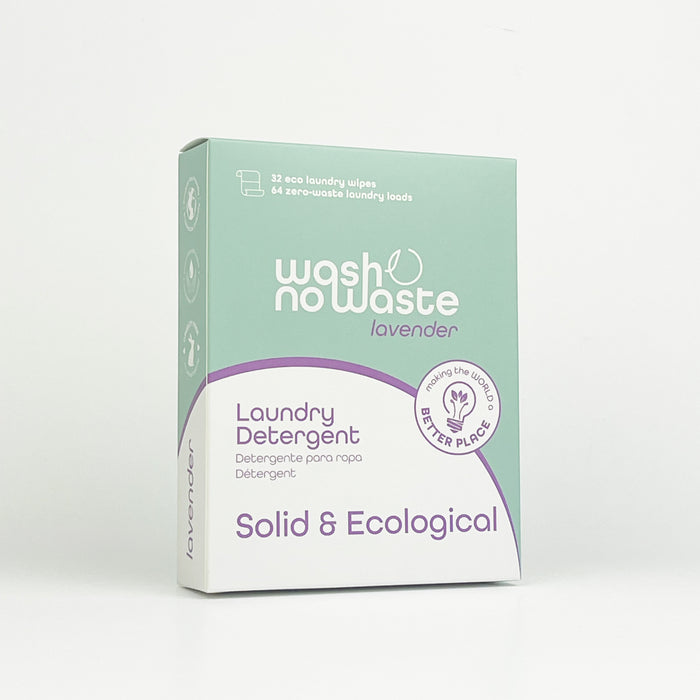 Detergente en tiras biodegradable - Lavanda - Wash No Waste: 1 pack - 1