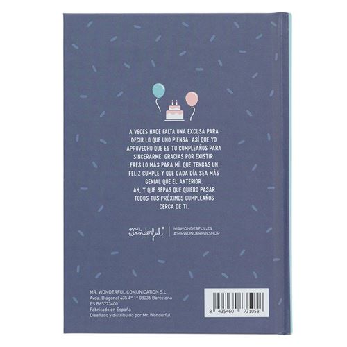 Libro Feliz Cumpleaños - Mr. Wonderful - 8
